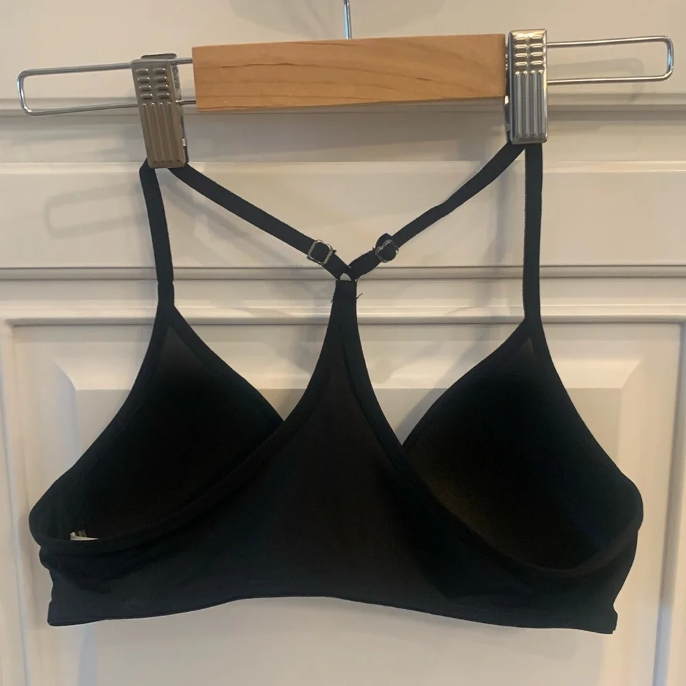 Maidenform ~ Set of 3 Big Girls Bralettes Nude White Black Size 34A - Picture 13 of 16